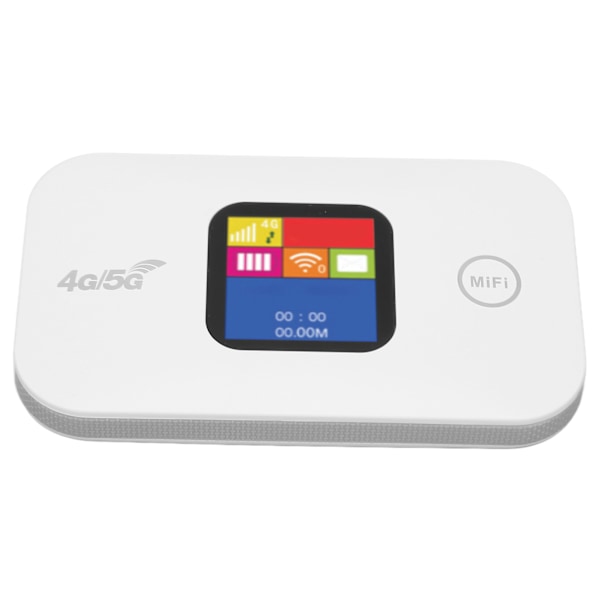 4G WiFi-router 150 Mbps SIM-kortplats Stöd 10 användare LED-färgskärm 2100mAh Mobil WiFi Hotspot för Asien 100‑240V