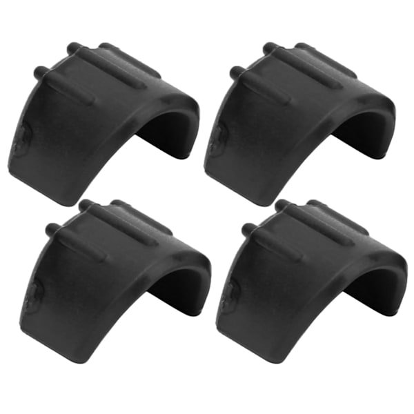 4st RC stötdämpningsdämpningsskydd Slitstarkt passform för 1/8 fjärrkontroll CarBlack