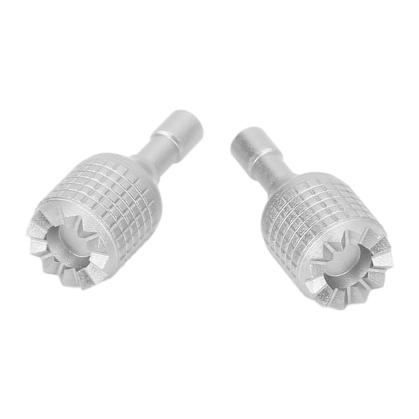 2st Drönarfjärrkontrollstavar Aluminiumlegering Silver CNV-bearbetning UAV Joystick för Mini 3 Pro RC med skärm