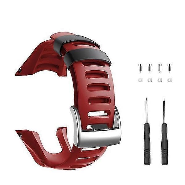 Til Suunto Ambit 3 Urrem Ambit 1 2 2s Smartwatch Rem Ambit3pea 3sport 3run Erstatningshåndledsrem red for AMBIT 1