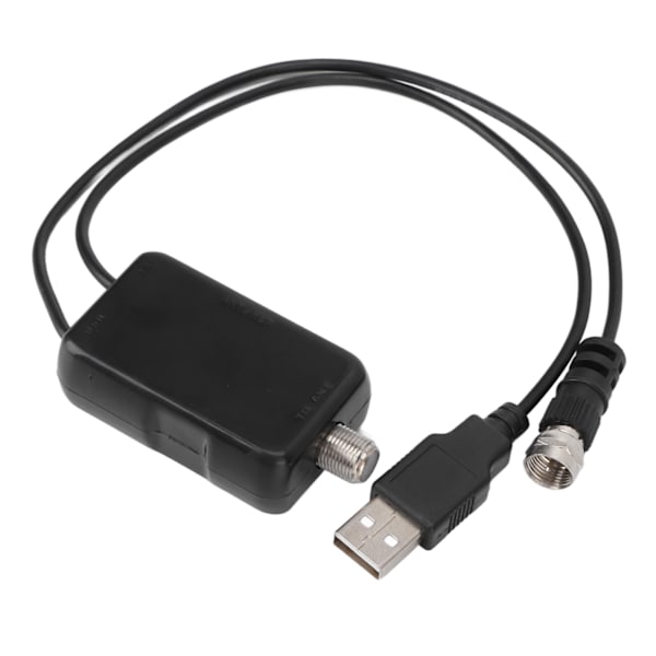 TV-signalforstærker 50 til 100 Miles 20DB USB-strømforsyning Digital TV-antenneforstærker til HDTV-antenne LAN-1102