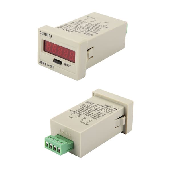 JDM11-5H 5-cifret display elektronisk akkumulerende tæller DC 12V