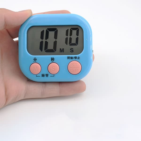 Digital Klasserom Timer Knapp Kontroll Klar Skjerm Bærbar Nedtellingstimer for Barn til Studier Matlaging