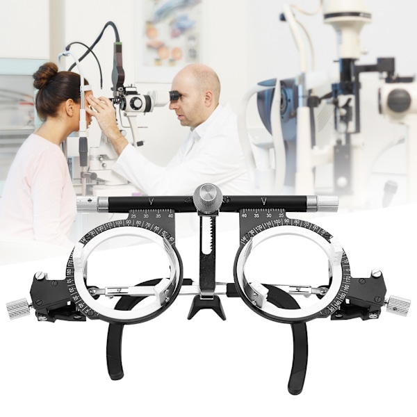50-80 mm justerbar optisk prøve-linsram Øjenundersøgelsesbriller Optometri-linsram TF5080A