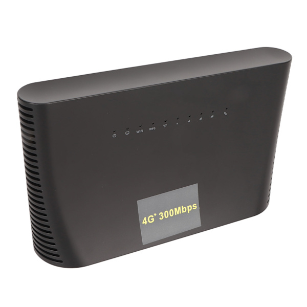 4G trådlös router 300Mbps 4G LTE CAT4-router Bärbar WiFi-router med WAN LAN-port för hemmahotellkontor 110‑240V US-kontakt