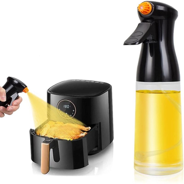 Olivolja Sprayflaska Grill Läcksäker Pumptyp Kök Grillverktyg Påfyllningsbar dispenser Oljespray Kökssallad Bakning Rostning