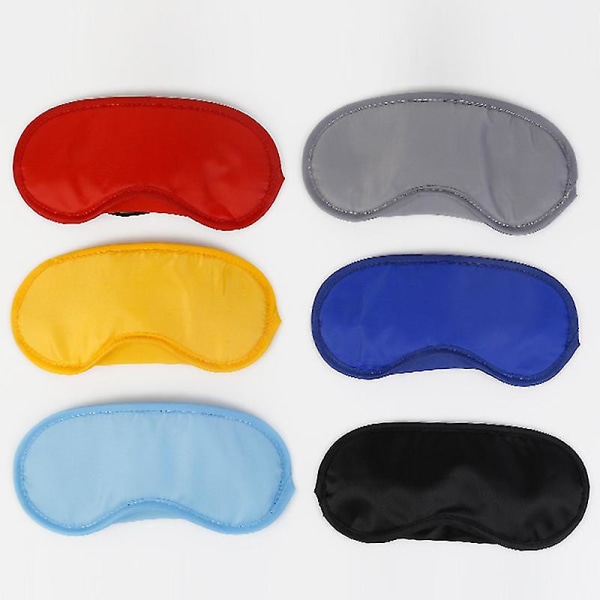 10 kpl 99 % polyesteriä, sidottu silmäsuoja Aviation Gift Sleep Color Game Expand Travel Eye Cover