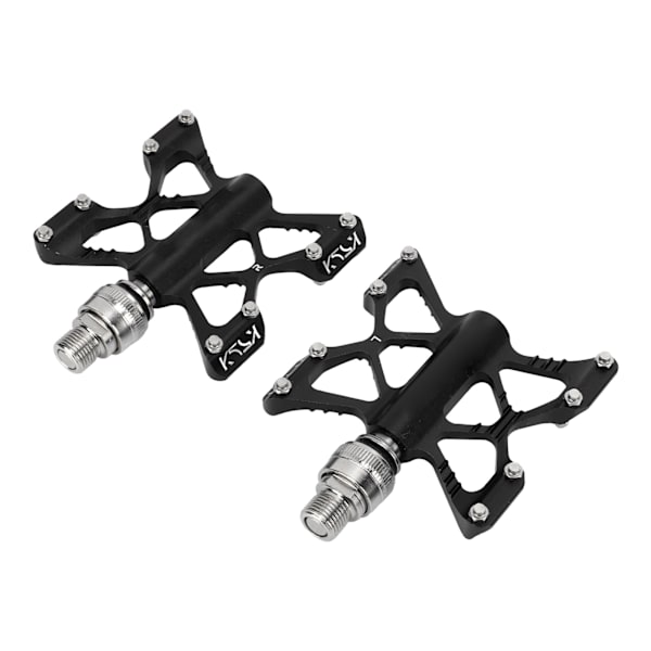 1 par LP Litepro K5 Cykel Hurtigudløsningspedaler Aluminiumlegerings Cykellagerpedaler til Road Mountain Folding Bikes Sort