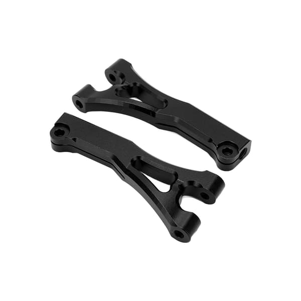 【NX】2 stk. øvre bærearm i aluminiumslegering til ARRMA 1/7 LIMITLESS/til INFRACTION 6S Sort