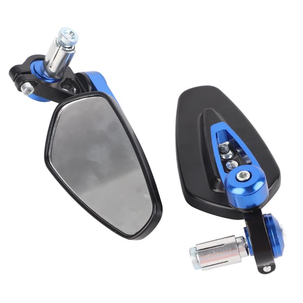 【NX】Universal Motorcykel Aluminiumlegering 7/8" 22mm Bar End Side Backspeglar Blå