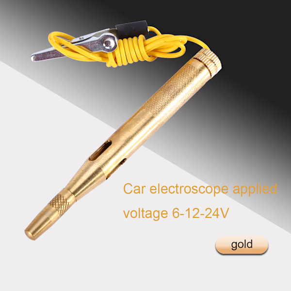 Bilspenning kobberkretstester for lang 6V-24V systemsonde kontinuitetstester
