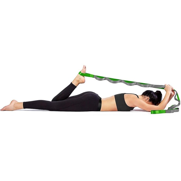 Icke-elastisk stretchrem med öglor - för sport, sjukgymnastik och återhämtning