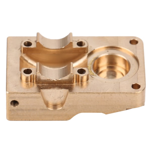 Mässing Diff Axelkåpa Motvikt med Skyddsplatta Passar för Axial SCX24 AXI00002 90081 1/24 RC Bil