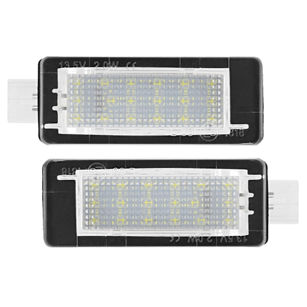 2 stk. fejlfri bilnummerplade LED-lys Passer til Dacia Duster 2010-2015