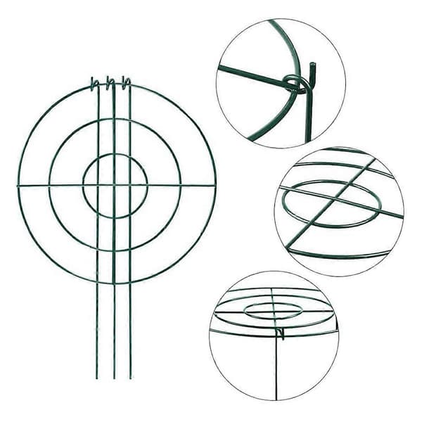 3 Set Peony Support, Plant Support with Rings and 4 Legs, Plant Support, Strong Flower