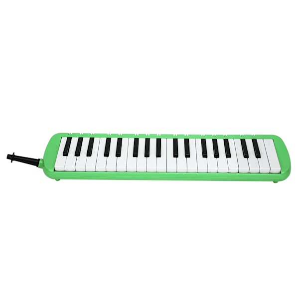 Melodica 37 tangenter Keyboard Blåseinstrument for nybegynnere profesjonell trening Grønn