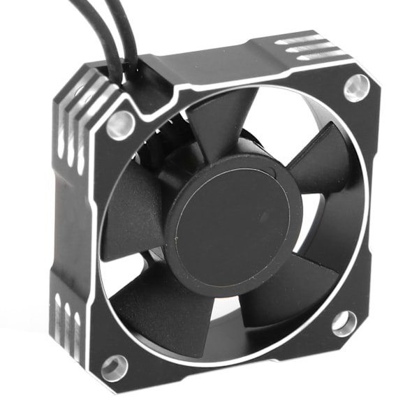 RACKET 35 mm motorkjølevifte 8,5V/21000 RPM for 1/10 1/12 1/8 RC-sensor børsteløs motor Sølv