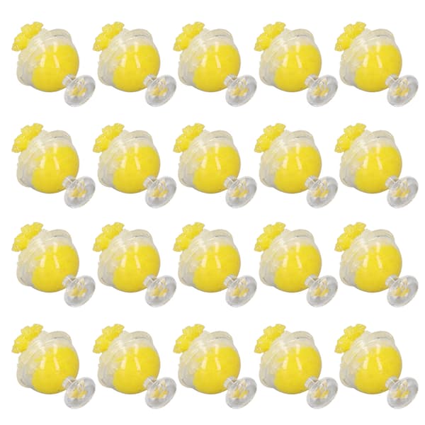 20 st 1:12 Dockhus Smoothie DIY Rolig Simulerad Miniatyr Smoothie Dockhus Dekorations Tillbehör Gul