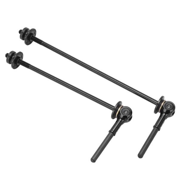 RISK 1 Par MTB Cykelnav Snabbkopplingsstavar Cykel Titanium Legering Axelspett Spak Svart