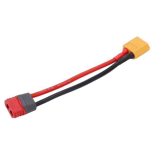 T-stik hun til XT60 han stik ledning 14AWG adapterkabel til RC Lipo batterilader