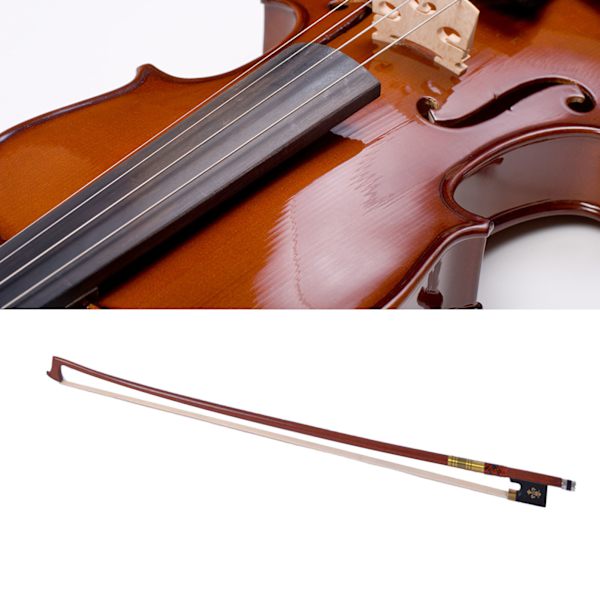 Violinbåge Quick Response Välbalanserad röd sandelträ 4/4 Violinbågebyte med hästhår