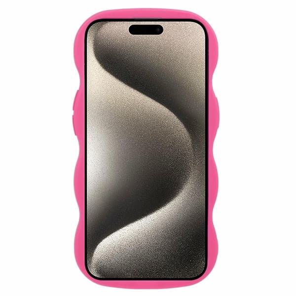 Kompatibel med iPhone 14-deksel Bølget Rosa 27
