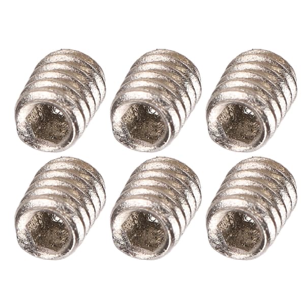 【NX】50 stk. sætskruer A2‑70 rustfrit stål grubskruer sortimentssæt hardware befæstelsessæt M2.5x3