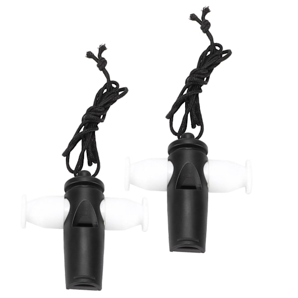 2st Samba Whistle Musikinstrument Leksak ABS Set med nylonrep för Barn