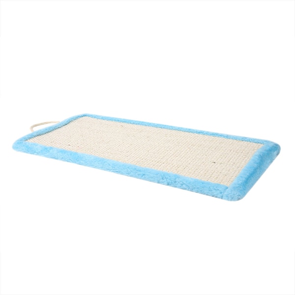 Sisal Hängande katt Kattunge Scratch Pad Kattmynta Scratching Claw Board Pet Leksak Tillbehör Blå