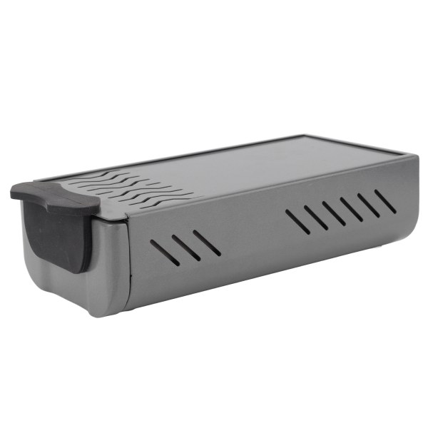 Knock Box Kasse Rustfrit Stål Aftagelige Anti-Slip Fødder Kaffegrums Knock Container Grå