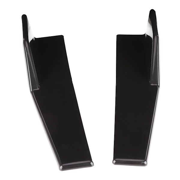 Par Universal sivuspoileri Rocker Splitter Side Winglet Wing Diffuser Auton korisarja Kiiltävä musta 17,7x3,3 tuumaa