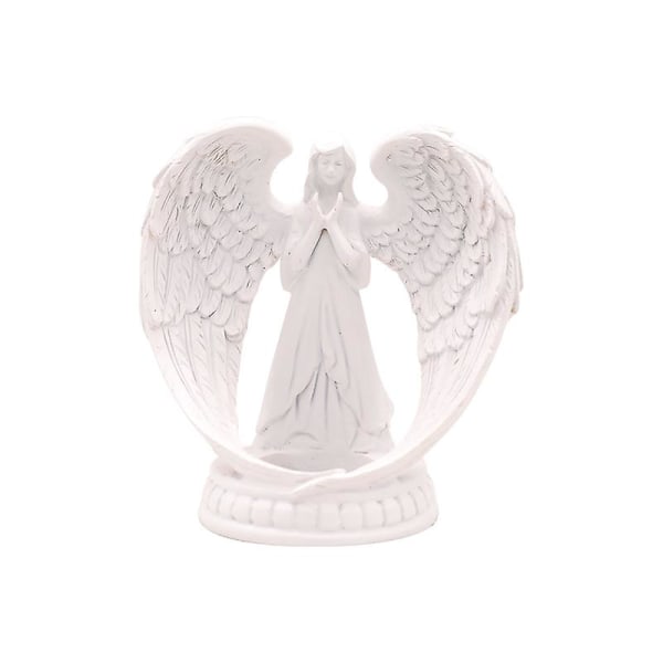 Rene hvite vinger ber engel aromaterapi lysestake atmosfære dekorasjon ornamenter