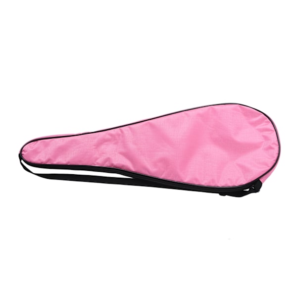 Squash Racket Cover Bag Lettvekt Polstret Racketbæreveske med Justerbar Skulderstropp Rosa