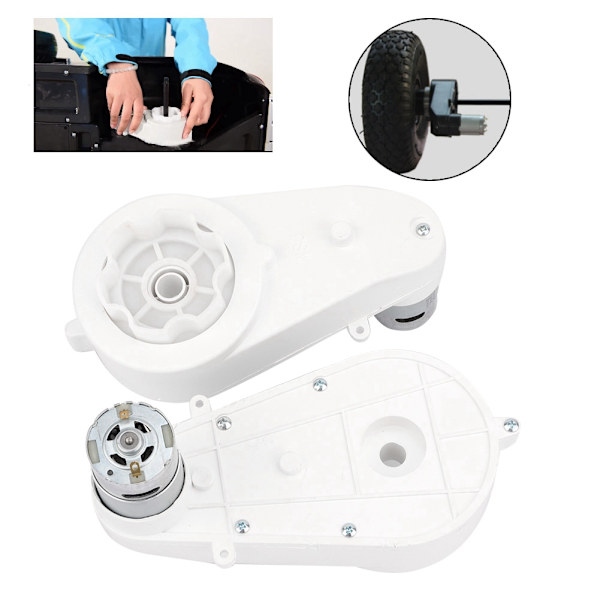 1 Par 30000RPM Motor Gearbox til Børns Elektriske Cykler med Motorledning 12V
