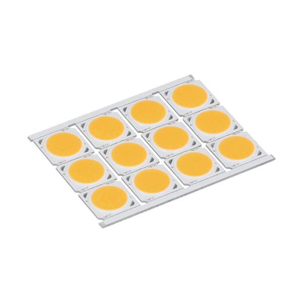 12 st COB-ljuskälla Högeffekt Runt LED-chip 12W 36‑41V 1080LM för gör-det-själv inomhusbelysningVarmt ljus