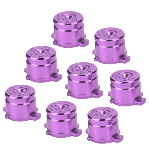 2 sett funksjonsknapper i aluminiumlegering Reservedeler Passer for PS4 Lilla