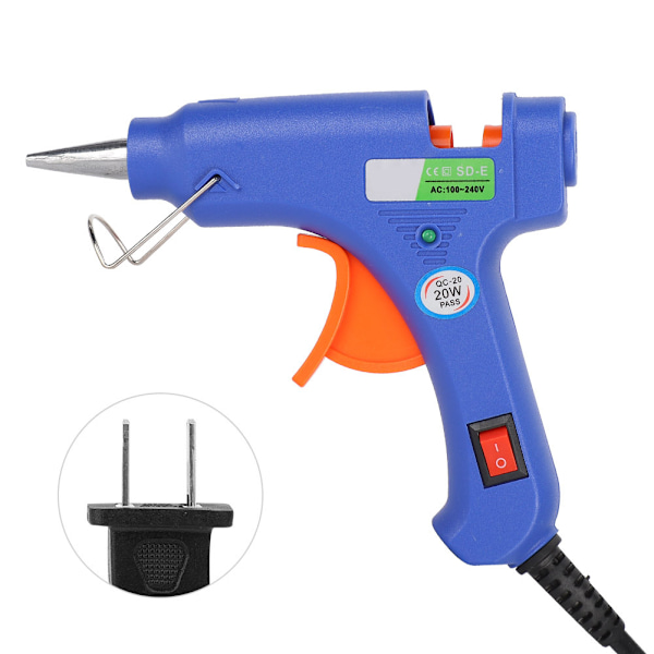 20W smältlimpistol DIY Universal Handgjord elektrisk uppvärmning Professionell utrustning 110‑240VUS plugg