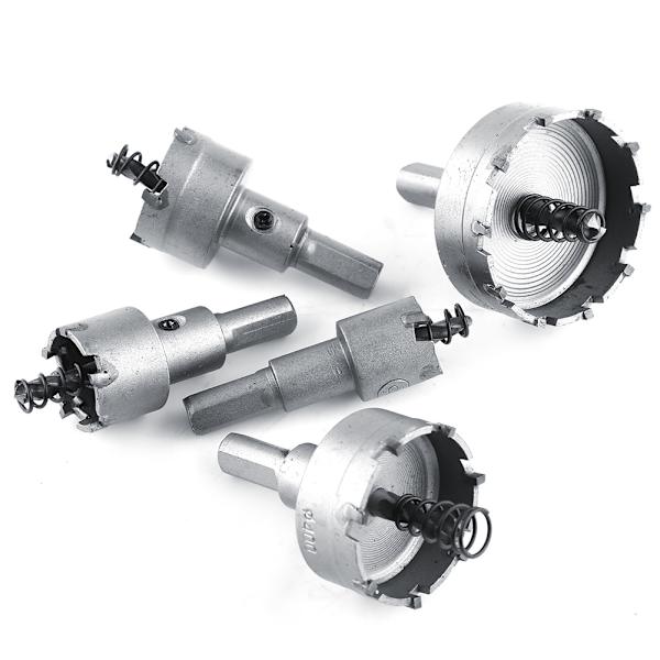 5 kpl/setti 20-50 mm HSS-poranter Reikäsahasetti Reikäkärki TCT-ydin Metallien työstö Reikäsaha työkalut