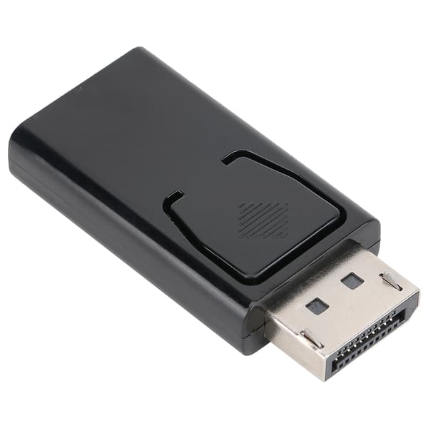 DP Han til HDMI Hun Adapter Konverter til PC Laptop HDTV Sort Display Port Interface