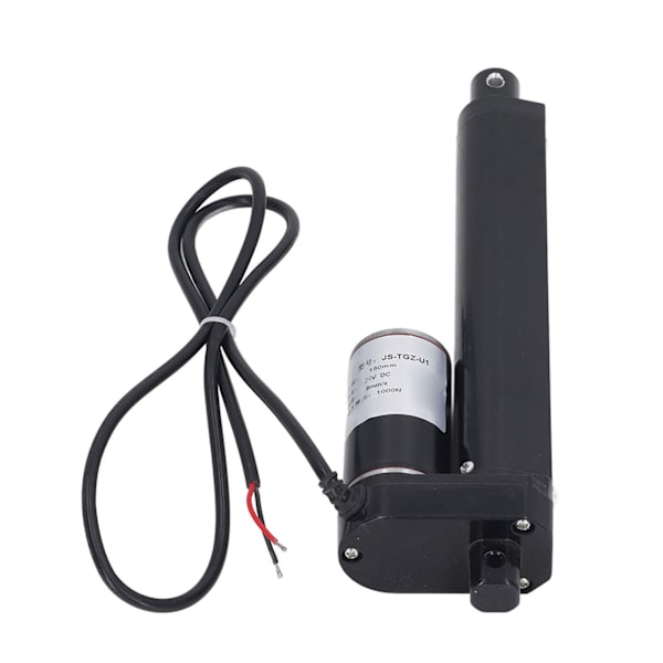 Elektriskt linjärt ställdon Aluminiumlegering 1000N 150mm Stroke Motion Actuator för bäddsoffa Svart 24VDC Utan Controller