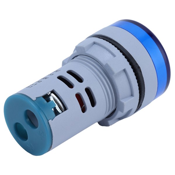 AD16-22FSV rund form digital spänningssignalindikator Spänningsmätarindikator 60~500V ACBlue