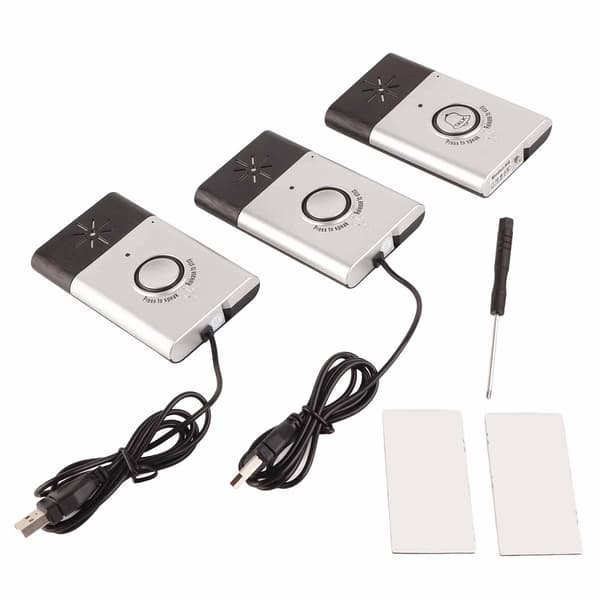 Smart Wireless Voice Intercom Dörrklocka Access Control System Inomhus/Utomhus DörrklockaSilver