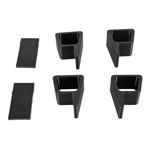 4st Spelkonsol Horisontell version Höjningsfäste Halkbeständigt slitstarkt tillbehör för Xbox One S X Black