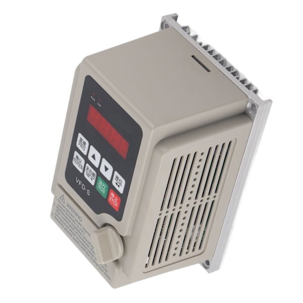 220V VFD frekvensomriktare enfasig ingång 3-fas utgångsfrekvensomvandlare0,75KW