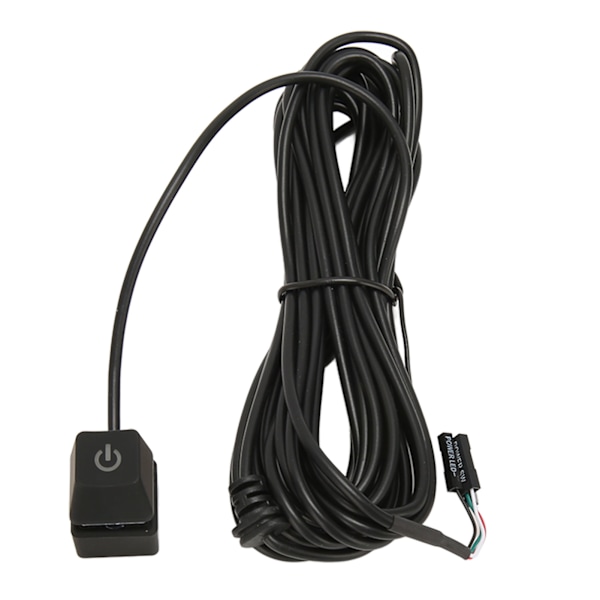 PC Power Button Extern Flexibilitet PC Power Switch Strömförsörjning Styradapter Kabel Dator värdknapp 5 meter/16,4 fot