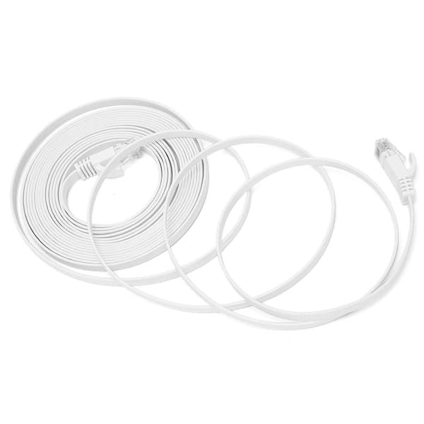 Ethernet-kabel CAT6 Gigabit 8-kärnig Twisted Pair Network Jumper Platt koppartråd 15 meter