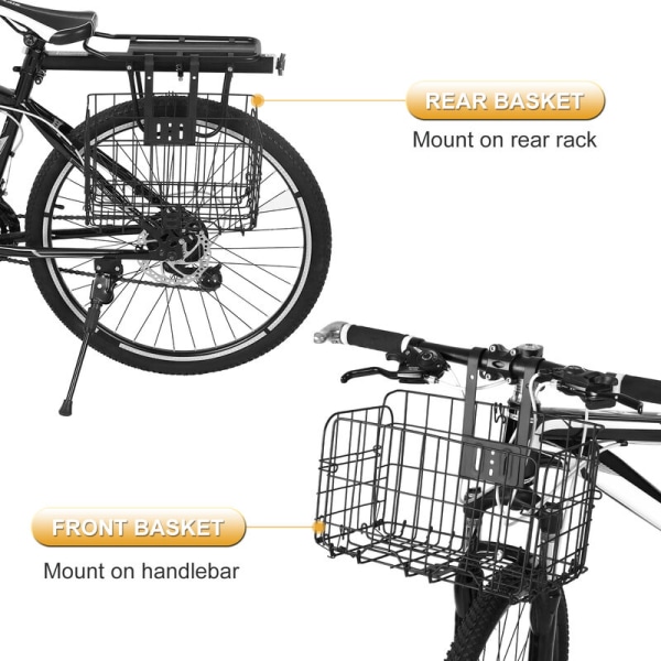 Sammenleggbar vogn i rustfritt stål for sykkel