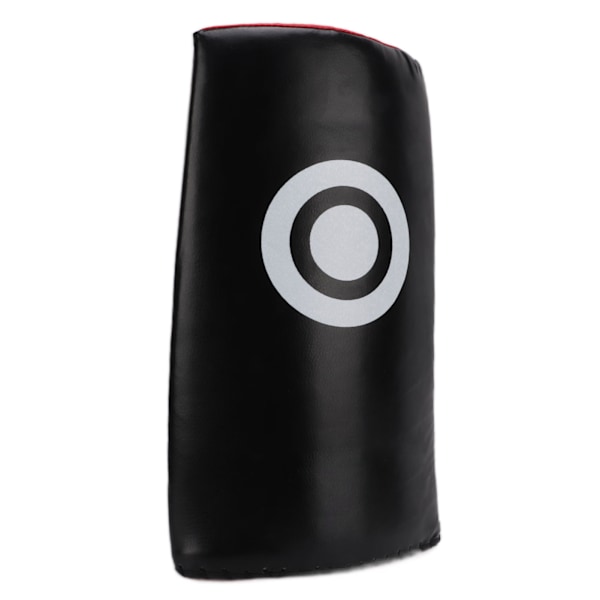 Taekwondo Kick Pads PU Læder Holdbar Robust Punching Bag Boksepude til Træning Sort