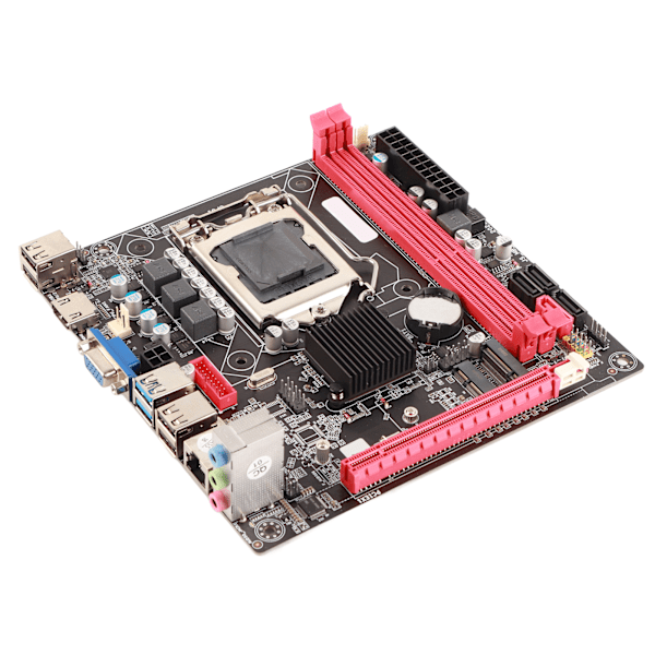 Pöytätietokoneen emolevy PCIe 16X DDR3-muisti VGA HD-portti Monivaiheinen virta SATA3.0 LGA1155 Emolevy PC-päivitykseen