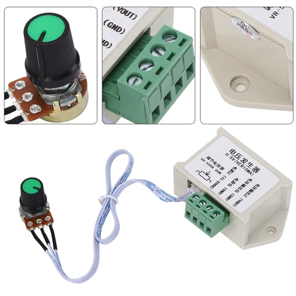 【NX】Spændingsregulerende generatorpotentiometer justerbart 0-5VDC til PLC industriel kontrol